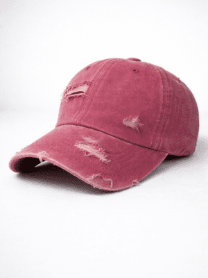 Blush Fade Distressed Cap